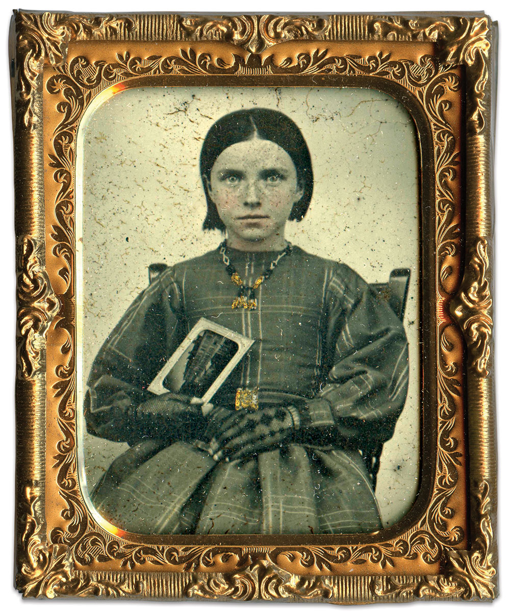 Ninth-plate ambrotype by an anonymous photographer.