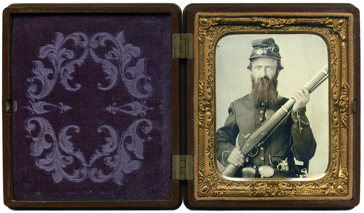 Sixth-plate tintype by an anonymous photographer.