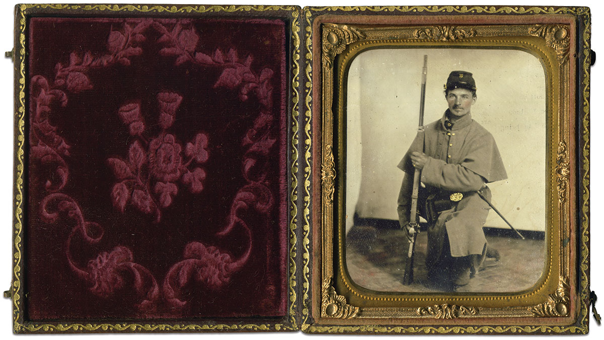 Sixth-plate ambrotype by an anonymous photographer.