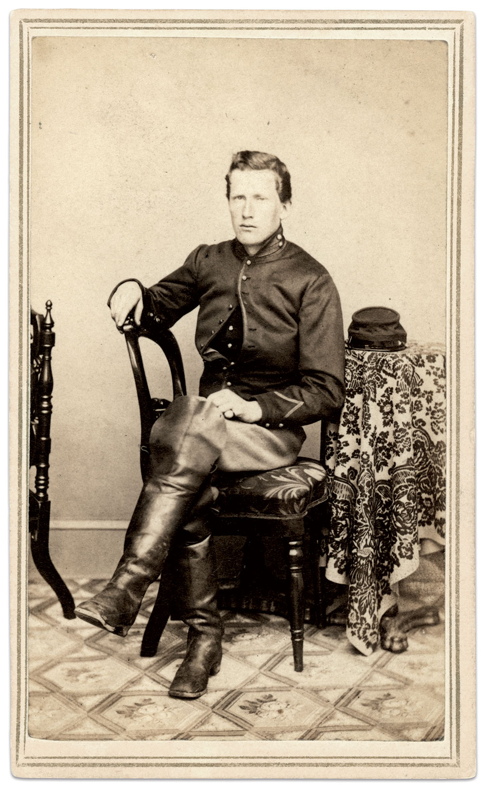 Carte de visite by George B. Billings  and Albyron E. Hough of Lebanon, N.H. Dave Morin Collection.