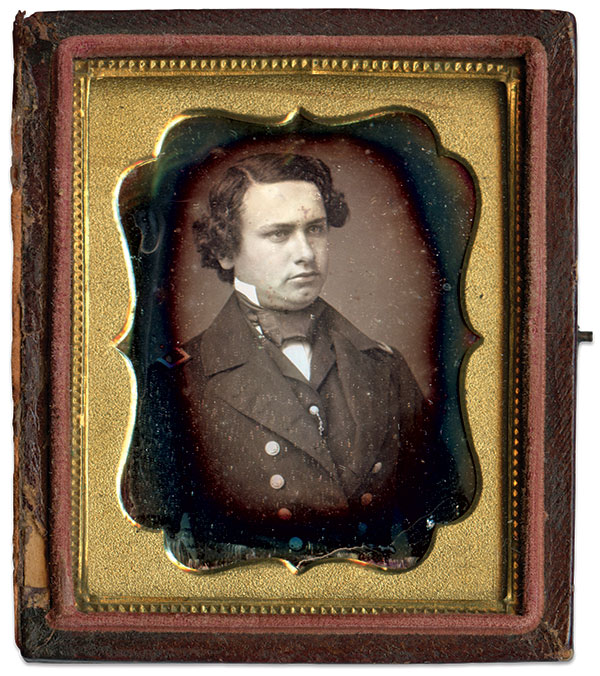 Sixth-plate daguerreotype by an anonymous photographer.