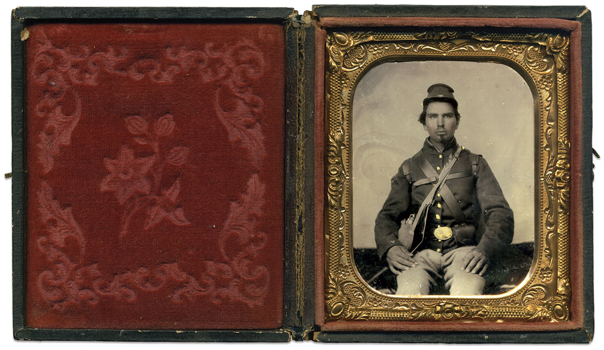 Sixth-plate tintype by an anonymous photographer.      