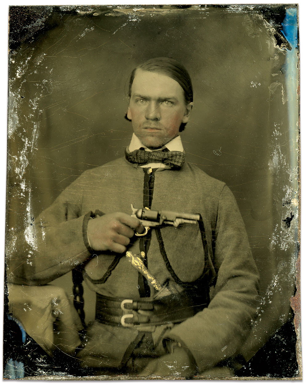Ninth-plate tintype by an anonymous photographer. Christopher Anderson Collection.
