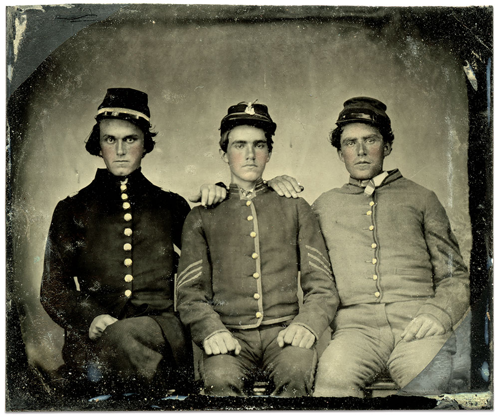 Sixth-plate tintype by an anonymous photographer. Christopher Anderson Collection.