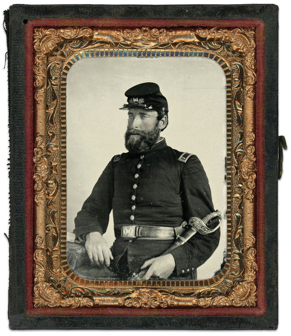 Ninth-plate ambrotype by an anonymous photographer.   