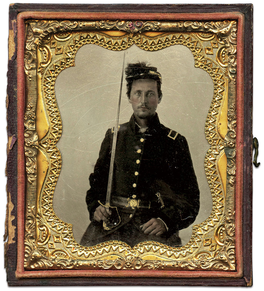 Sixth-plate tintype by an anonymous photographer.   
