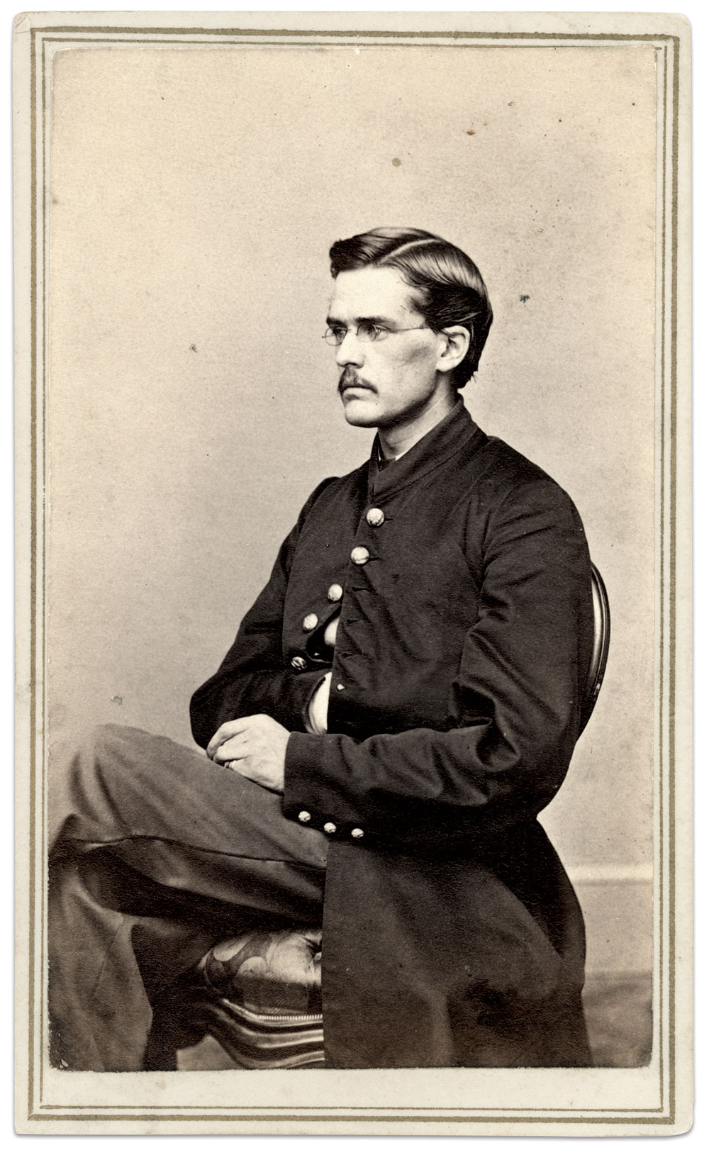 Carte de visite by George B. Billings  and Albyron E. Hough of Lebanon, N.H. Dave Morin Collection.