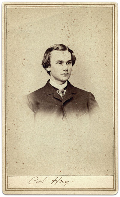 Carte de visite attributed to the gallery of Alexander Gardner. Brown University Library.