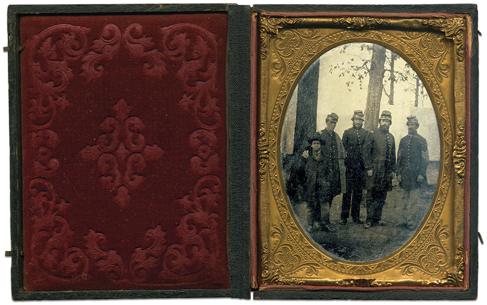 Quarter-plate tintype by an anonymous photographer. Rich Jahn Collection.   