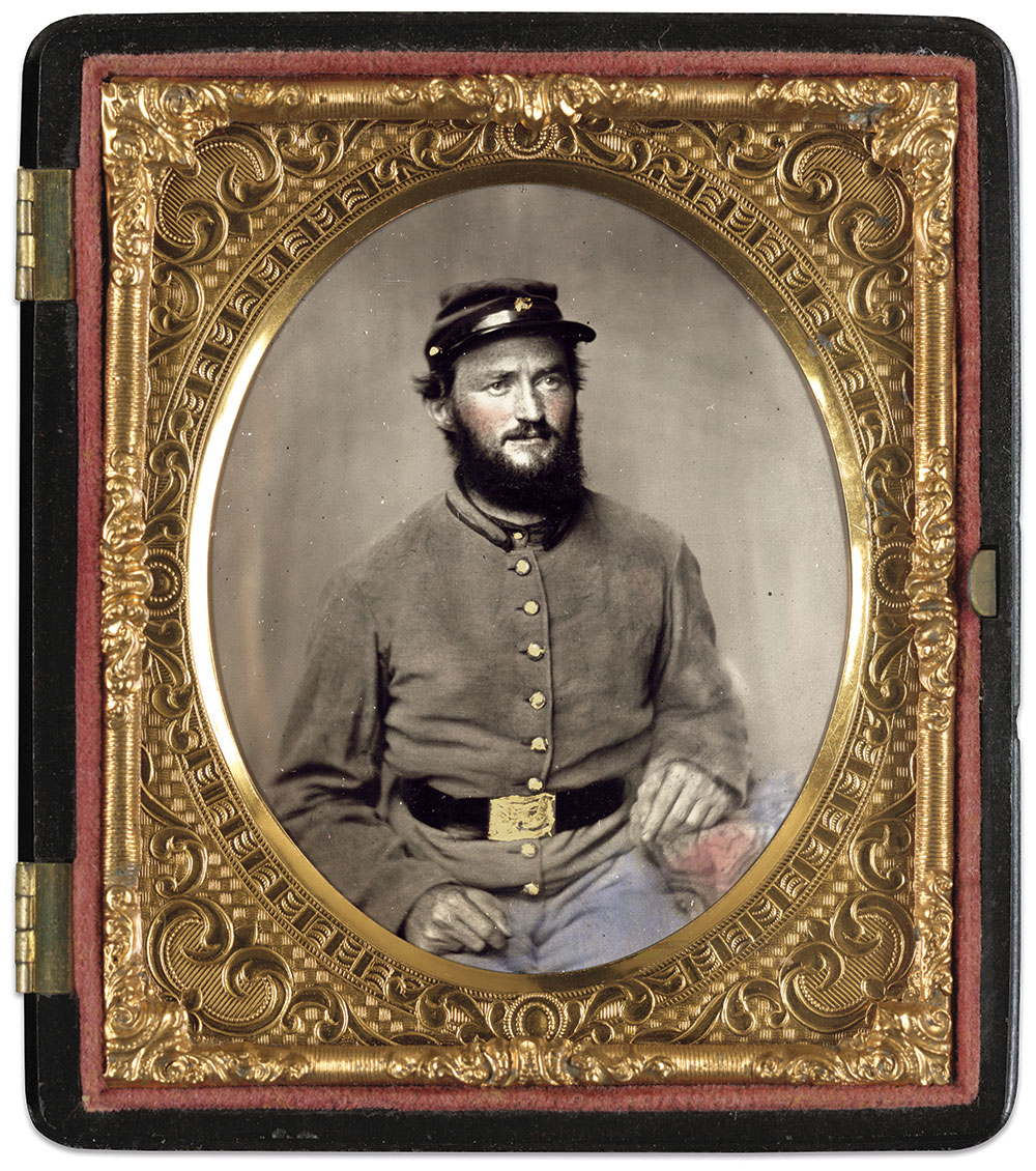 Sixth-plate ambrotype by an anonymous photographer.