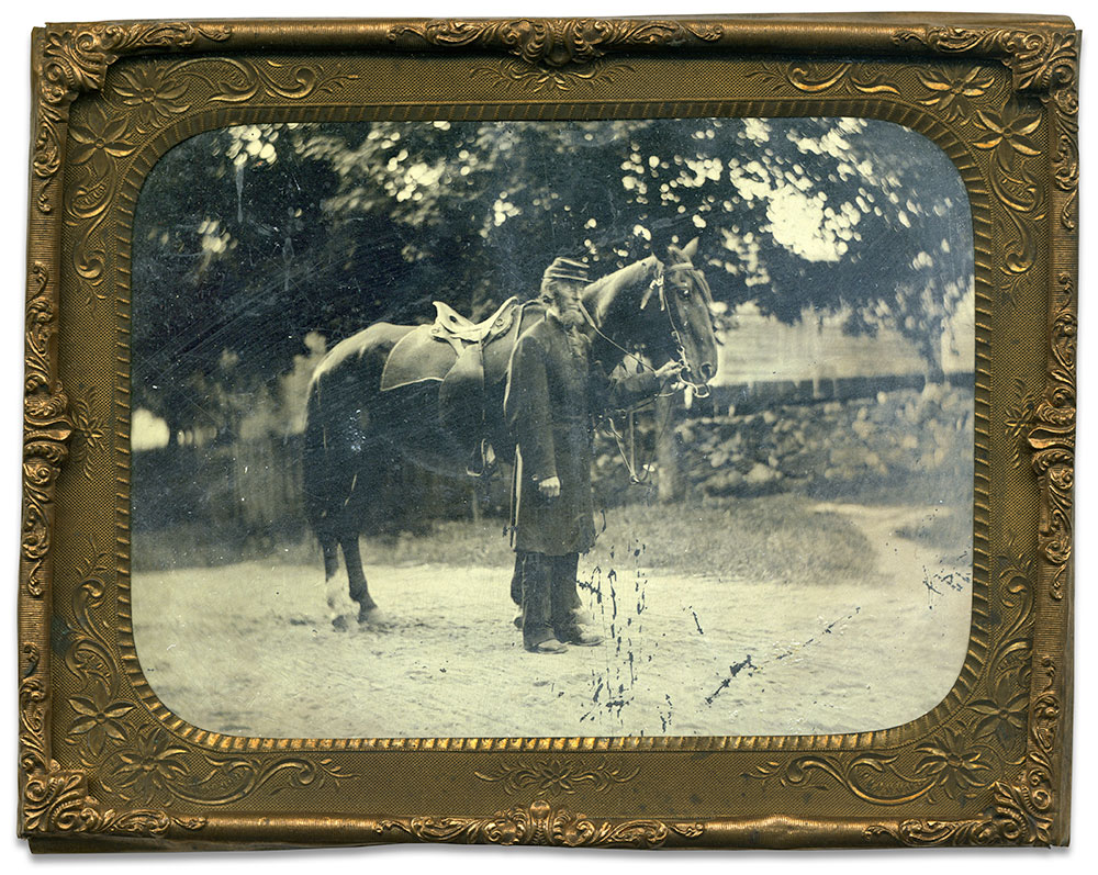 Half-plate tintype by an anonymous photographer.