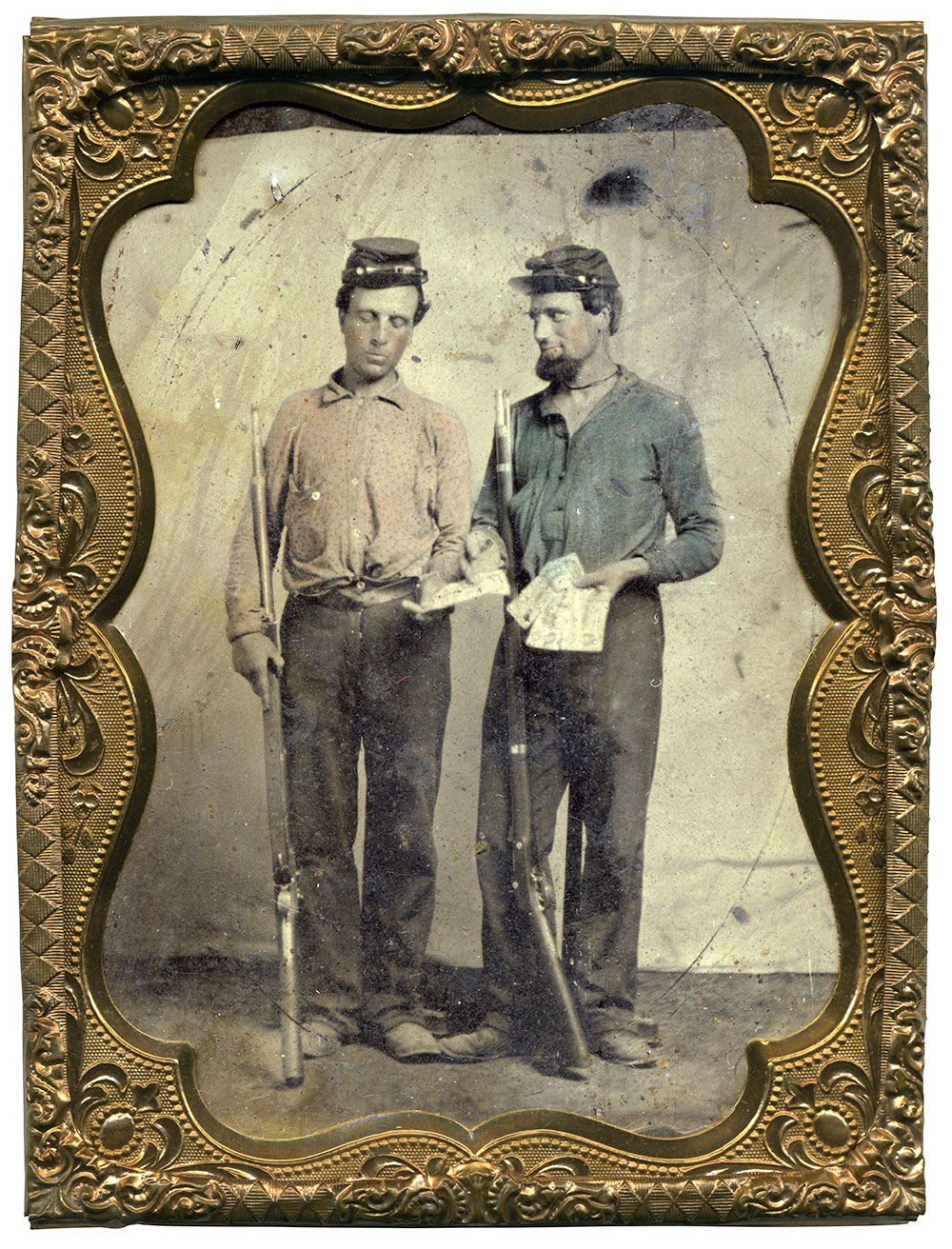 Quarter-plate tintype by an anonymous photographer.