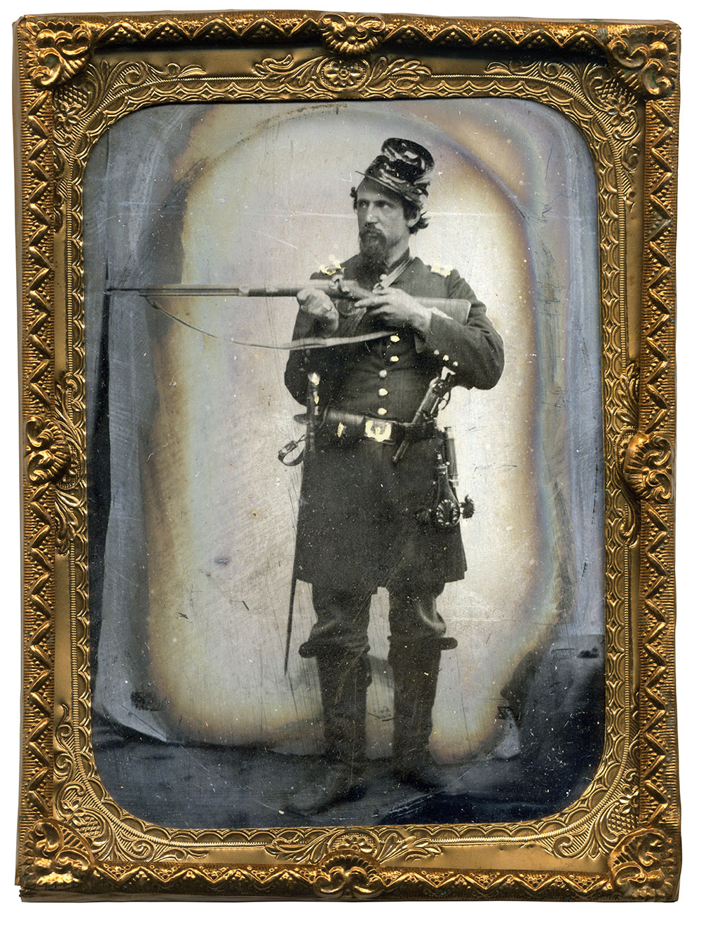 Quarter-plate tintype by an anonymous photographer.