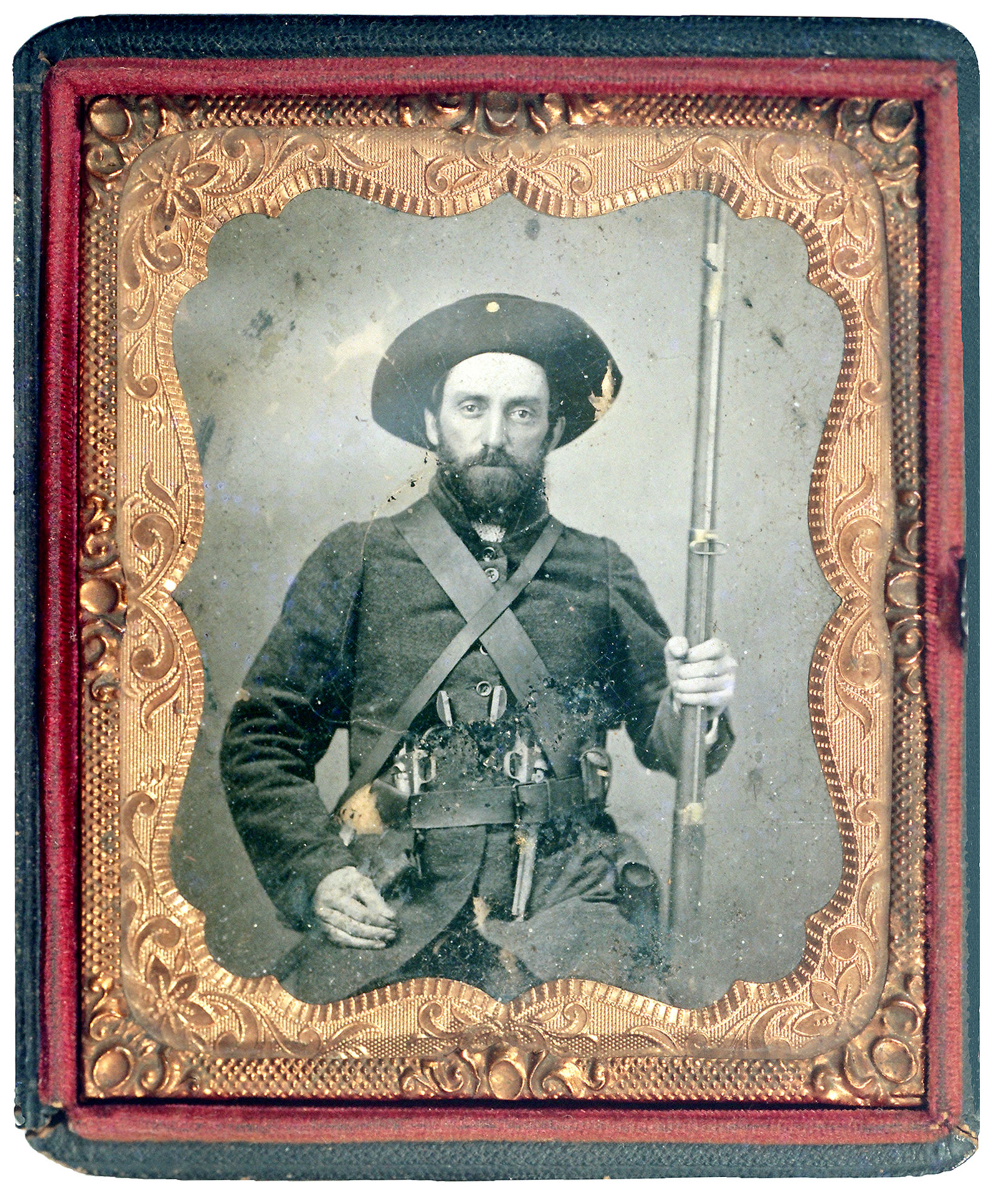 Sixth-plate tintype by an anonymous photographer. Courtesy of Joseph A. Matheson Jr. of Camden, S.C.
