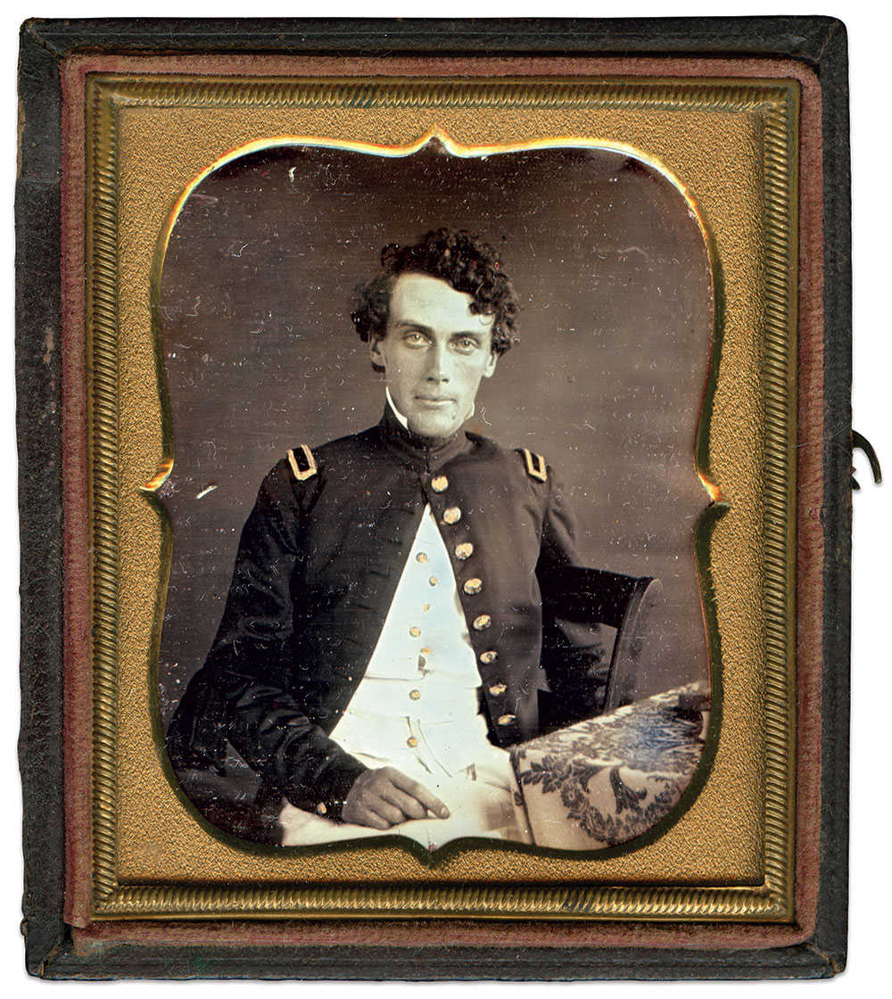 Half-plate daguerreotype by an anonymous photographer.   