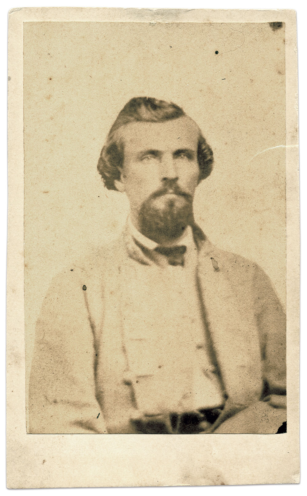 Carte de visite by an anonymous photographer. Steve and Mike Romano Collection.      