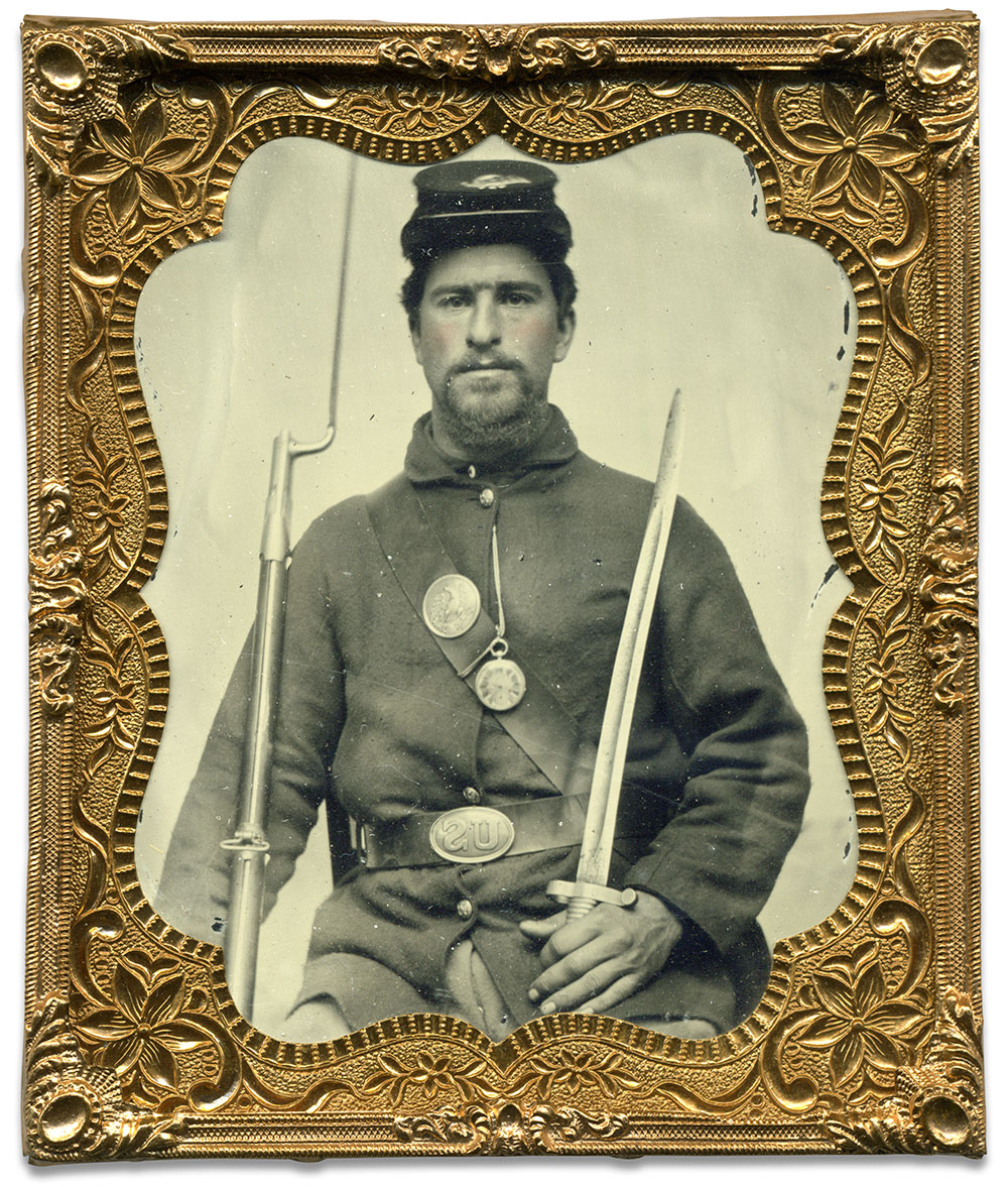 Sixth-plate ambrotype by an anonymous photographer. Brian Boeve collection.