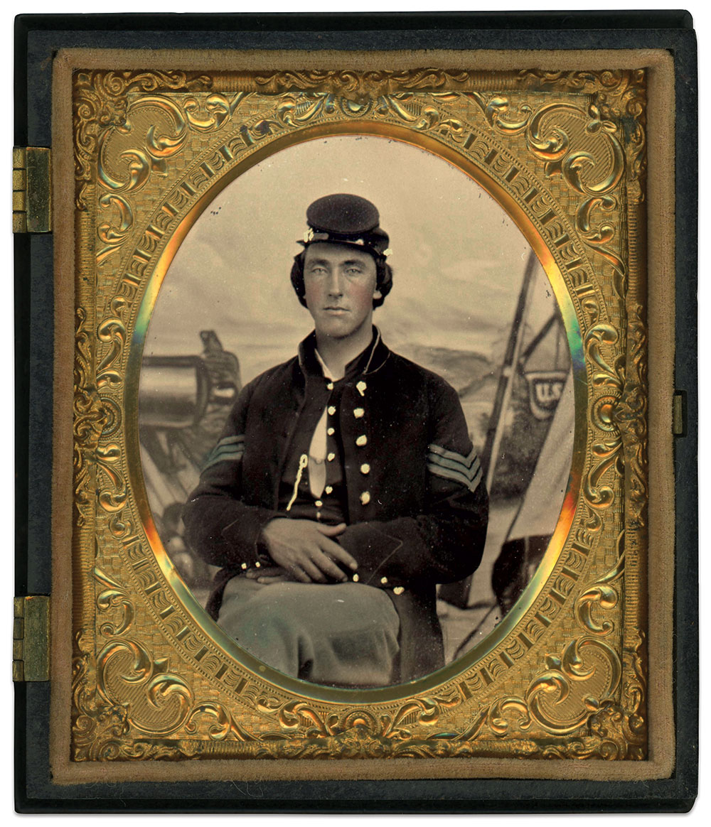 Sixth-plate tintype by an anonymous photographer. Dan Binder Collection.