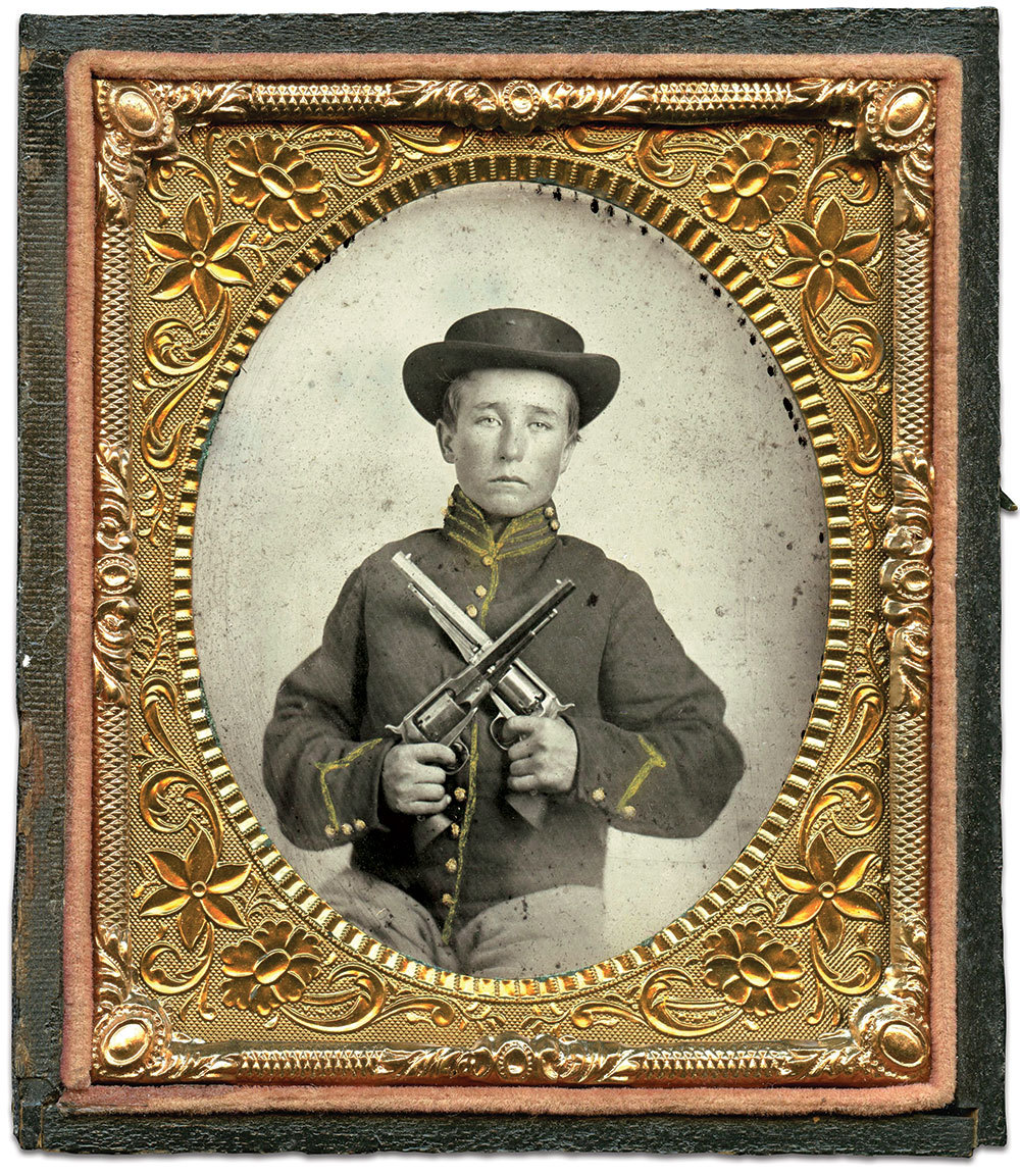 Sixth-plate ambrotype by an anonymous photographer.   