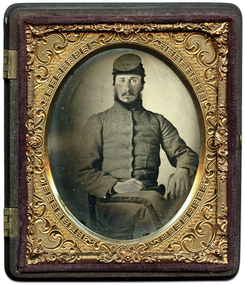 Sixth-plate ambrotype by an anonymous photographer. Bryan Watson Collection.
