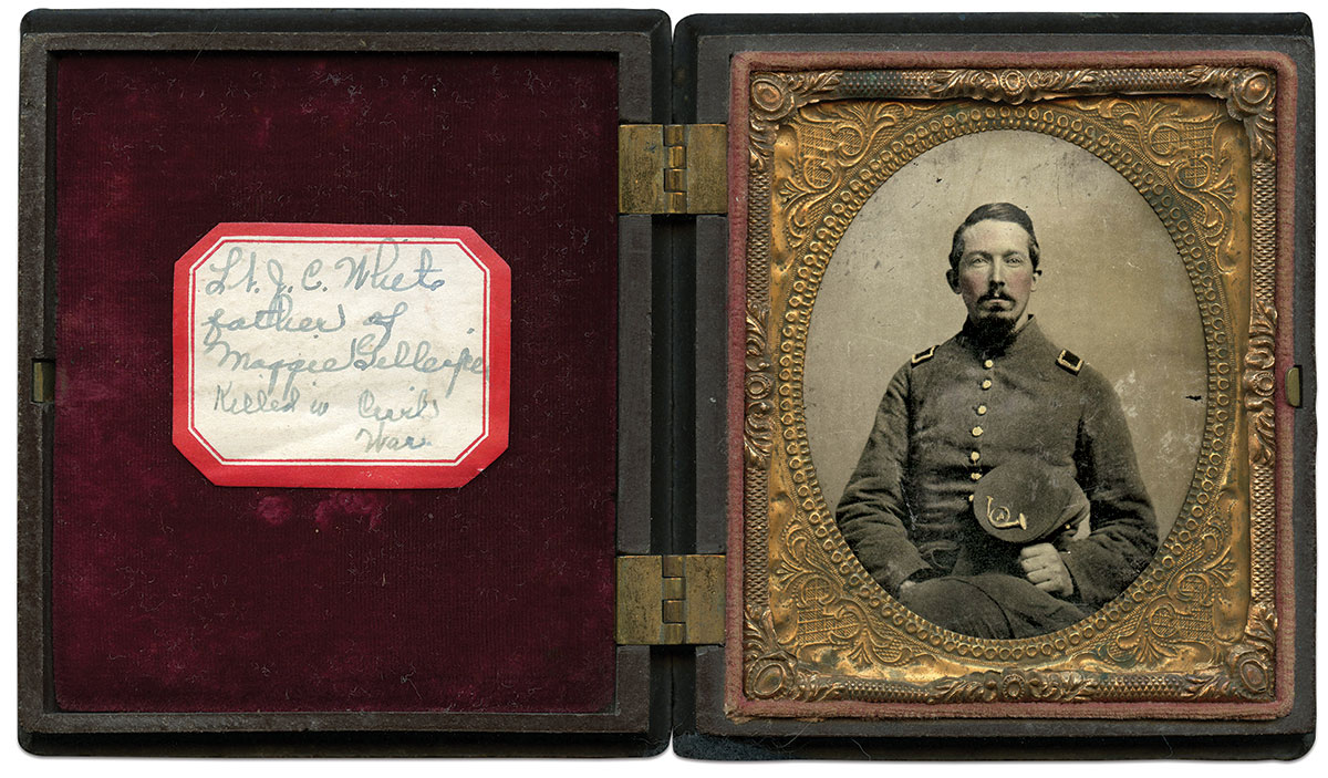            Sixth-plate tintype by an anonymous photographer.      
