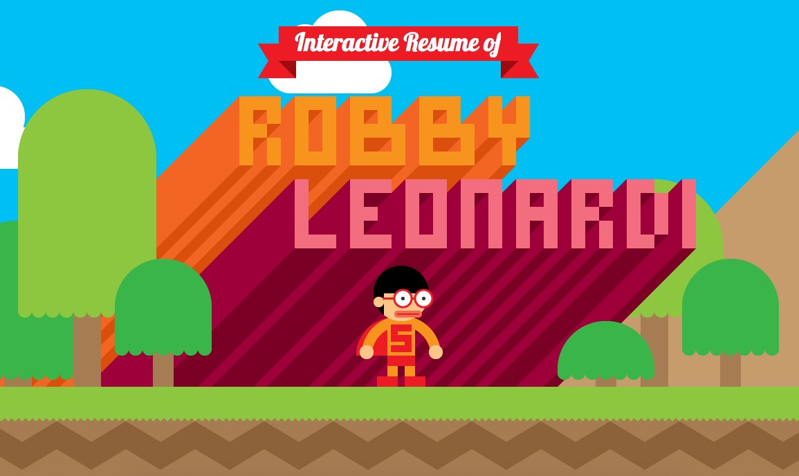 Curriculum interactivo de Robby Leonardi.