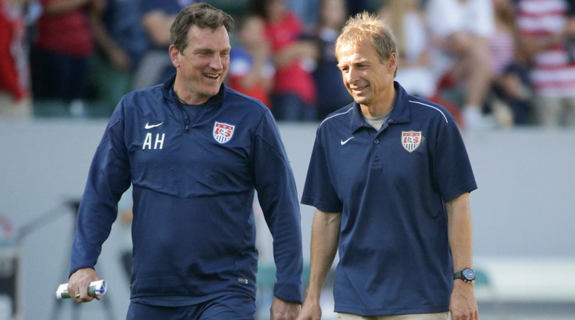Huấn luyện viên Tab Ramos (trái) chịu nhiều ảnh hưởng từ triết lý Klinsmann. (Ảnh: Sports Illustrated)