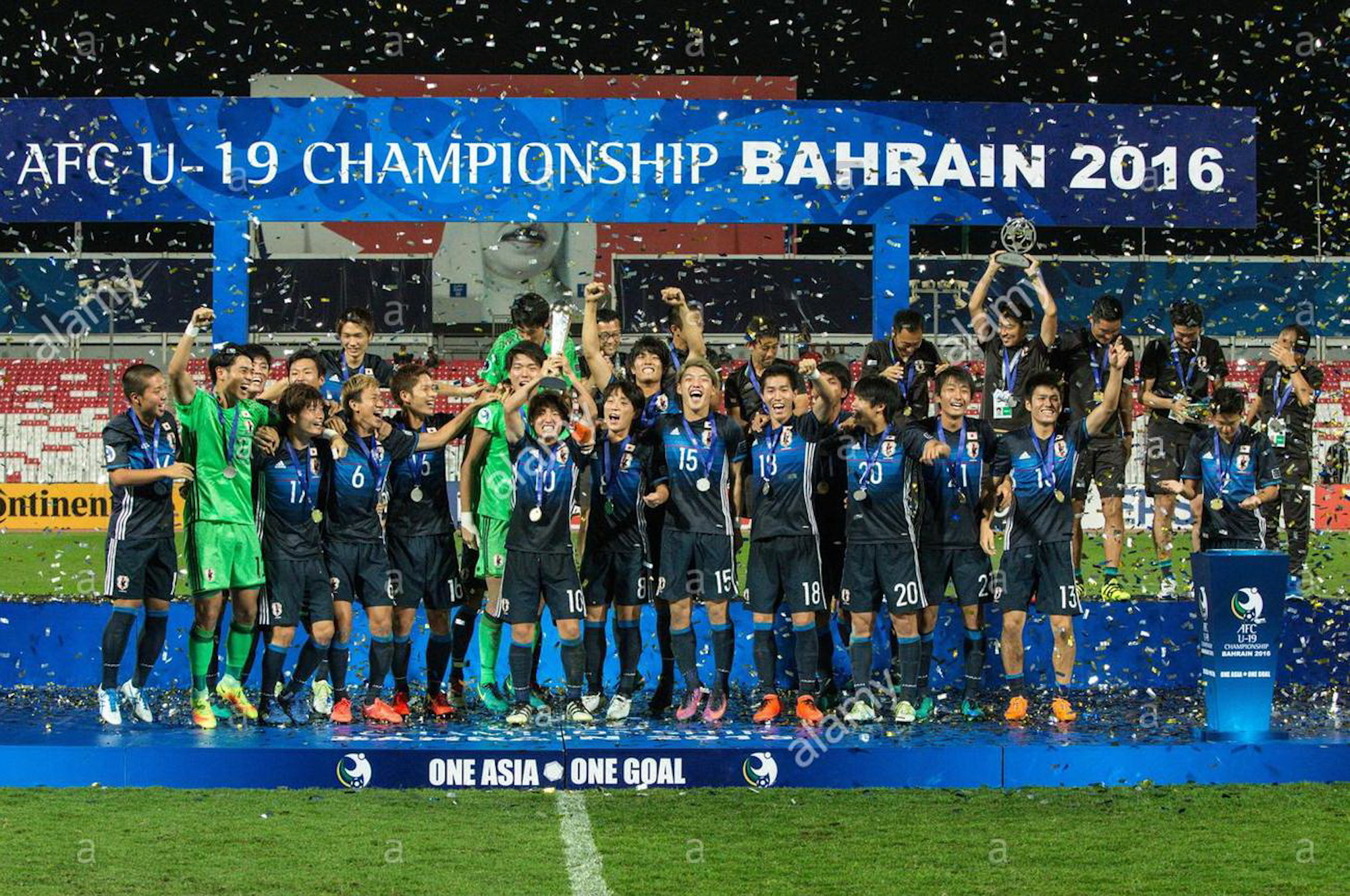 Chức vô địch U19 châu Á 2016 là danh hiệu lớn đầu tiên trong lịch sử U19 Nhật Bản. (Ảnh: Alamy)