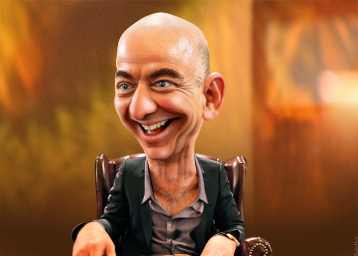 Bezos có giọng cười rất đặc biệt (Nguồn: Flickr/DonkeyHotey)