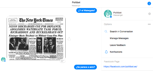 Politibot, một chatbot được tạo cho cuộc bầu cử tại Tây Ban Nha