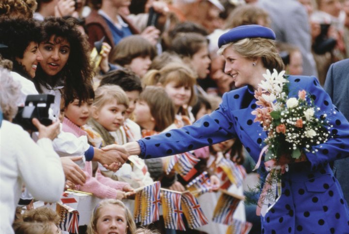 Công nương Diana trong chuyến thăm Canada tháng 5/1986. (Nguồn: Getty Images)