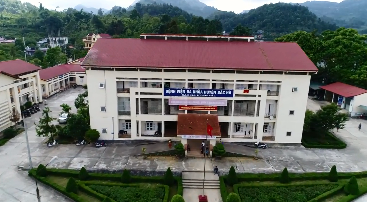 Bệnh viện Đa khoa huyện Bắc Hà. (Ảnh: PV/Vietnam+)