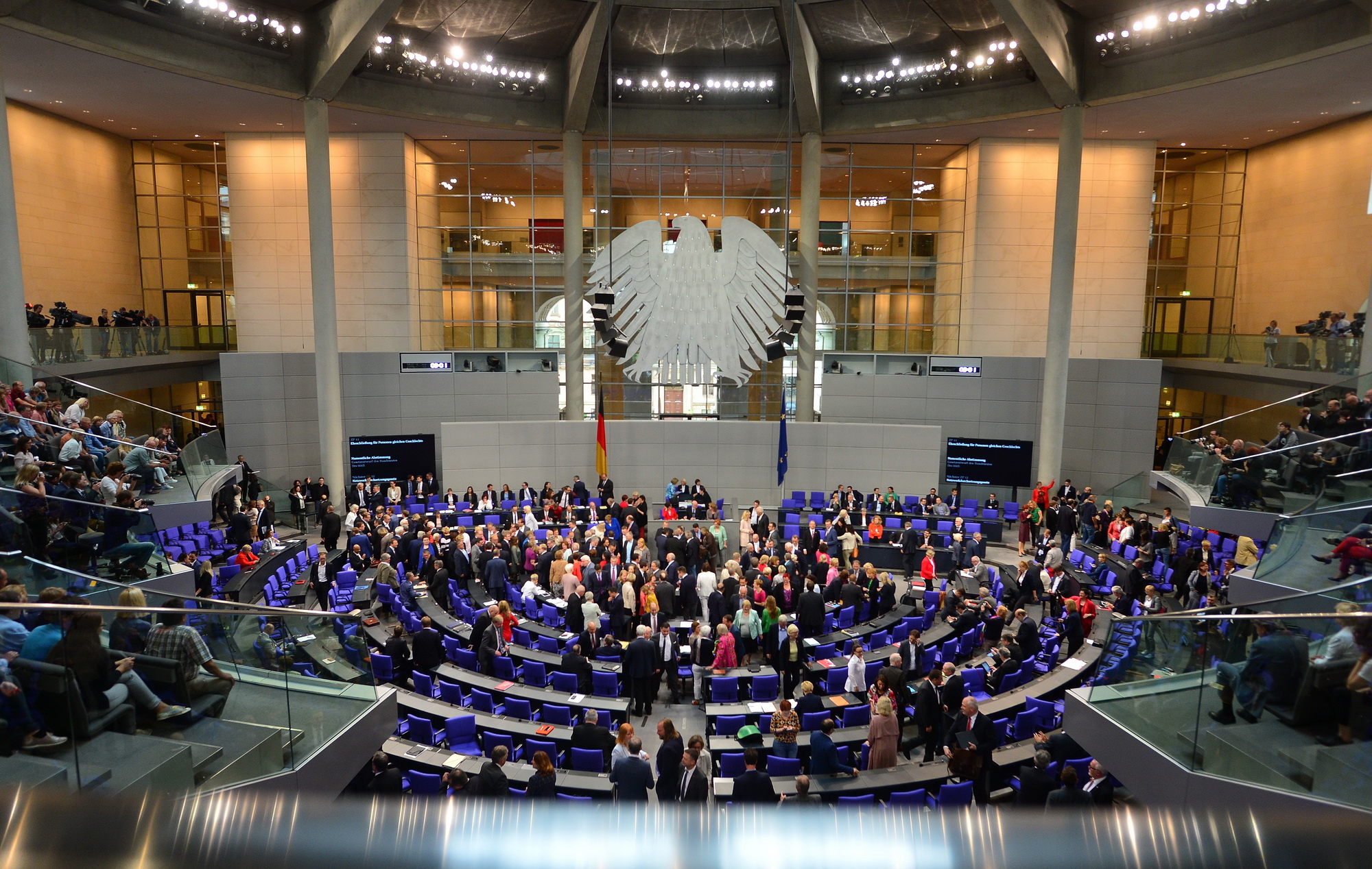 Một phiên họp của Quốc hội Đức. (Nguồn: EPA/TTXVN)