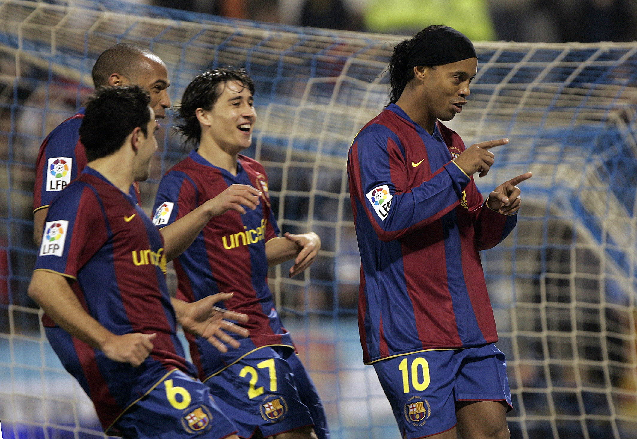Ronaldinho luôn là số 1 khi còn chơi cho Barcelona (Nguồn: AFP)