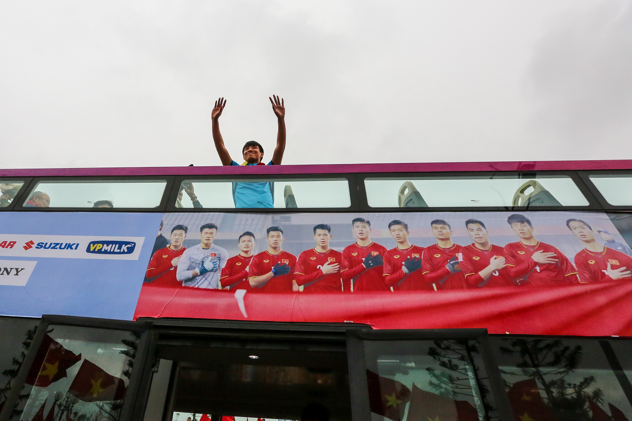 Hình ảnh đội tuyển U23 Việt Nam luôn gắn liền với các nhãn hàng đã ký hợp đồng tài trợ với Liên đoàn Bóng đá VFF (Ảnh: Lê Minh Sơn/Vietnam+)