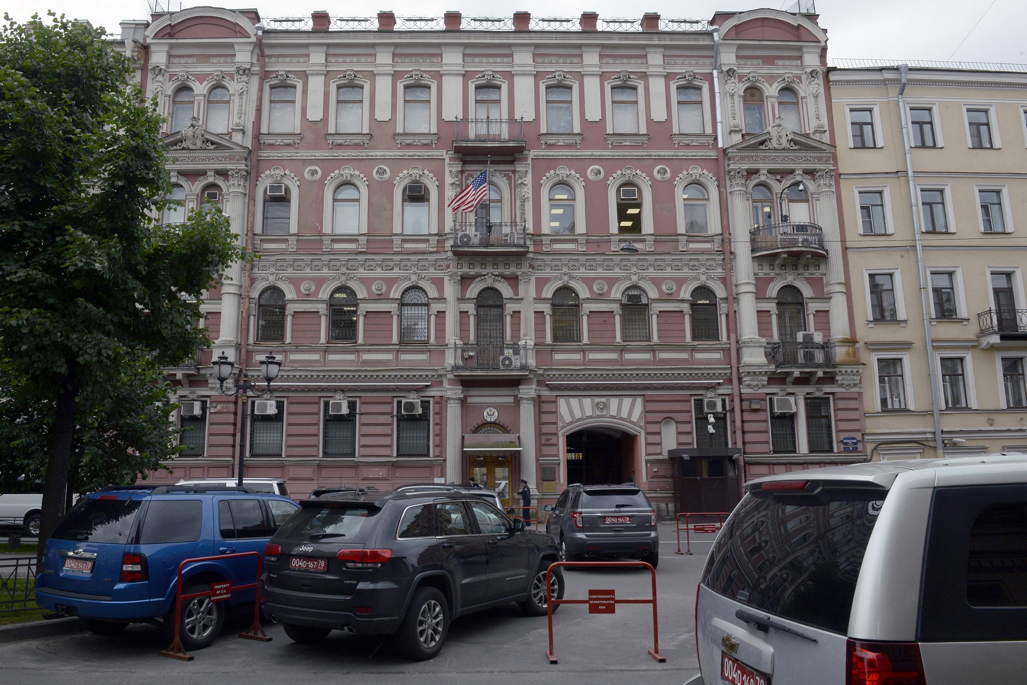 Tổng lãnh sự quán Mỹ tại Saint Petersburg, Nga. (Nguồn: AFP/TTXVN)