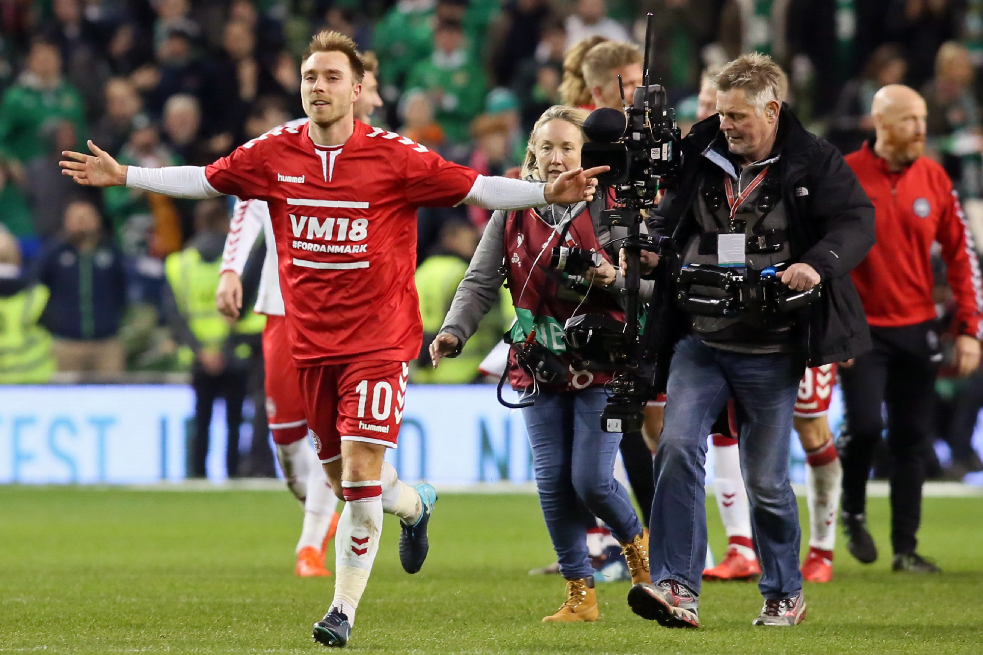 Eriksen đã đưa đội tuyển Đan Mạch trở lại World Cup sau nhiều năm vắng bóng (Nguồn: AFP)