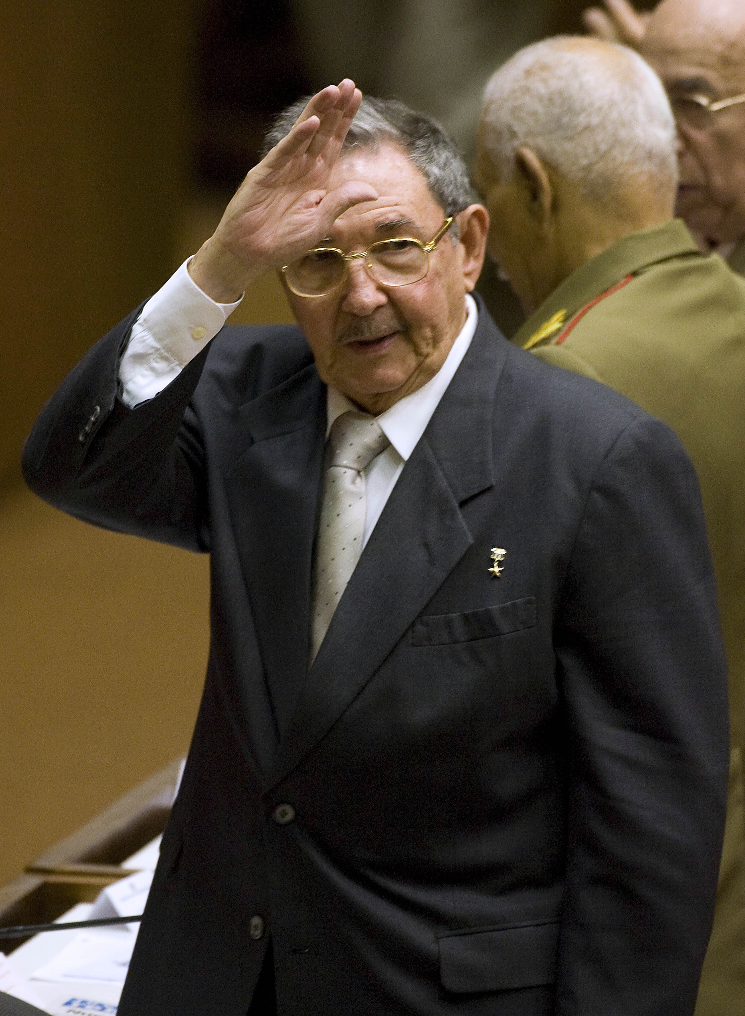 Chủ tịch Cuba Raul Castro tại một phiên họp Quốc hội Cuba ở Havana ngày 24/2/2008. (Nguồn: AFP/TTXVN)                       