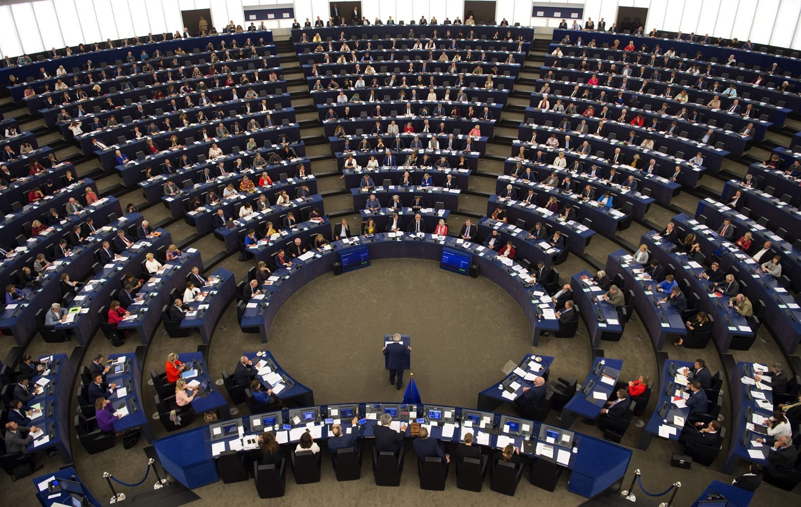 Một phiên họp của Nghị viện châu Âu. (Nguồn: AFP/TTXVN)