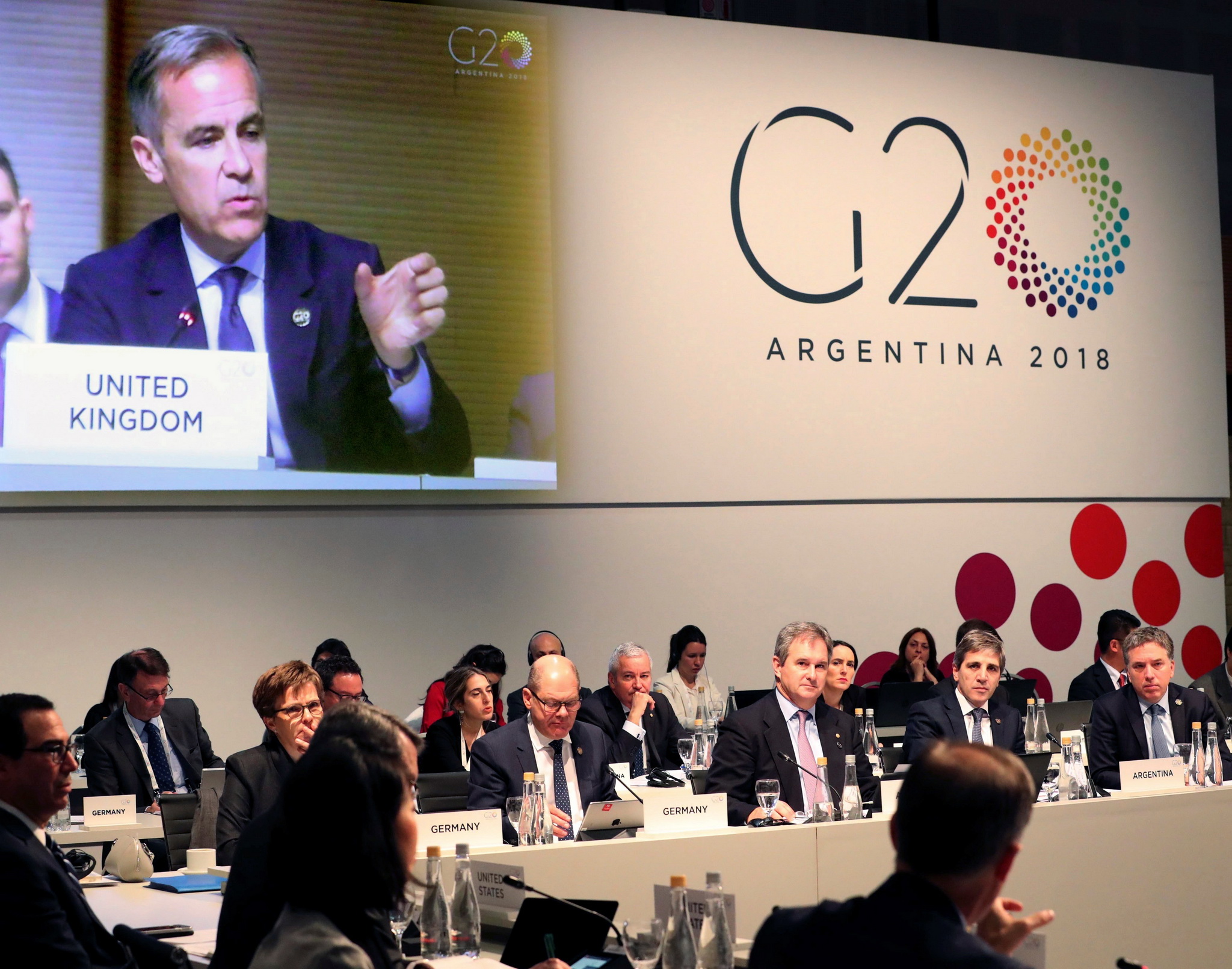 Toàn cảnh Hội nghị Bộ trưởng Tài chính và Thống đốc Ngân hàng Trung ương G20 tại Buenos Aires, Argentina ngày 22/7. (Nguồn: EPA/TTXVN)