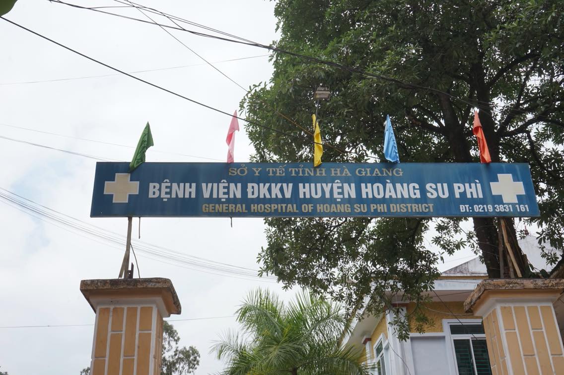 Bệnh viện Đa khoa Khu vực huyện Hoàng Su Phì. (Ảnh: PV/Vietnam+)