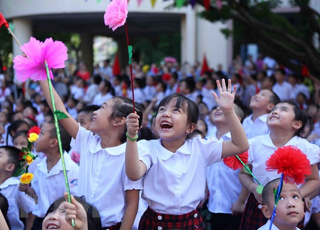Vietnam alcanza notables éxitos en el cumplimiento de los Objetivos del Desarrollo del Milenio, entre ellos la generalización de la enseñanza primaria y el cuidado a los infantes.