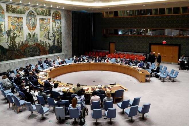 Una sesión del Consejo de Seguridad de la ONU.