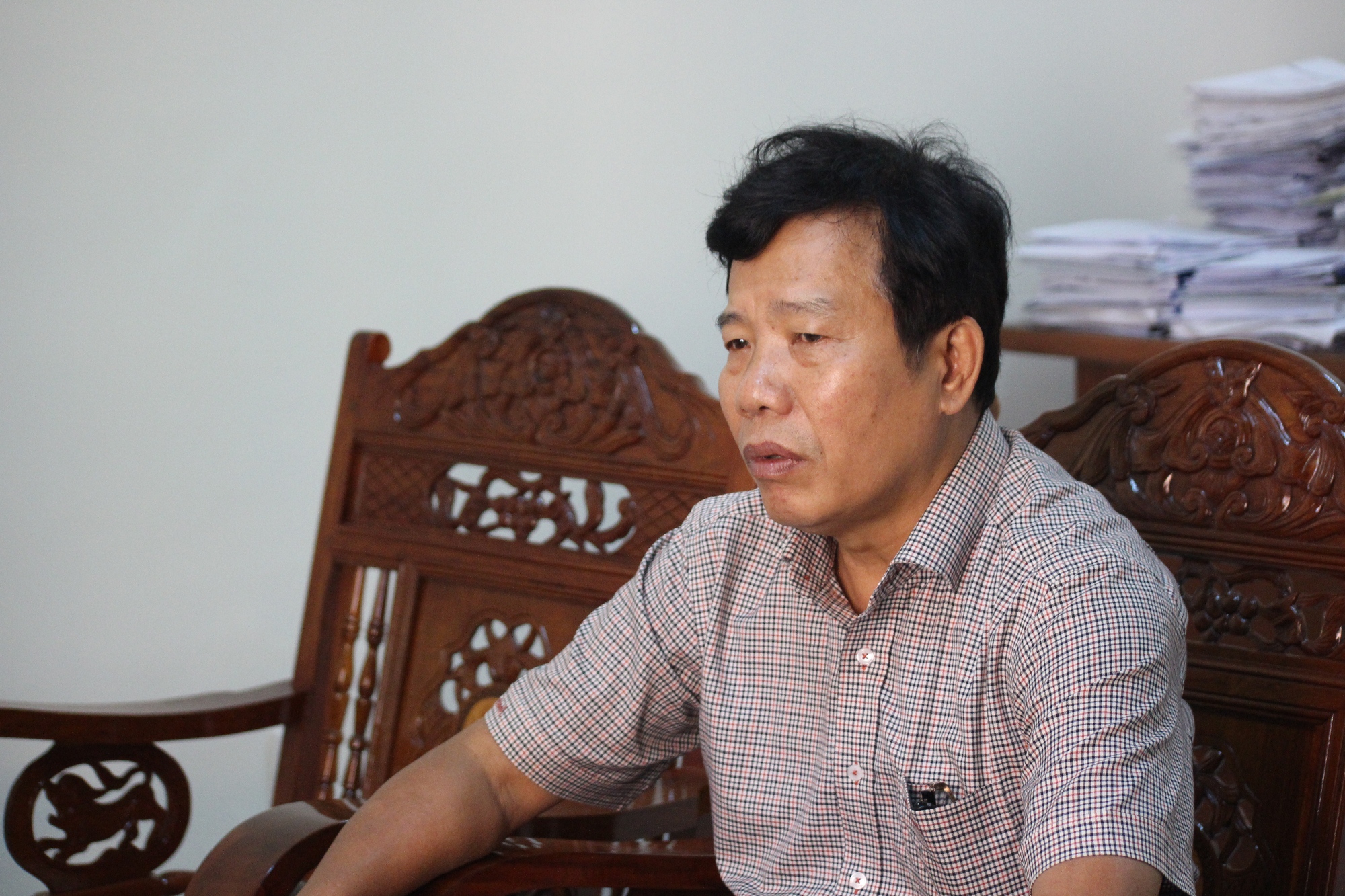 “Từ  năm 2009 đến nay, trên địa bàn có hơn 2.000ha rừng tự nhiên bị mất do thủy điện và các công trình, dự án”-ông Lê Minh Hưng, Phó Giám đốc Sở Nông nghiệp và Phát triển Nông thôn tỉnh Quảng Nam. (Ảnh: Vietnam+)