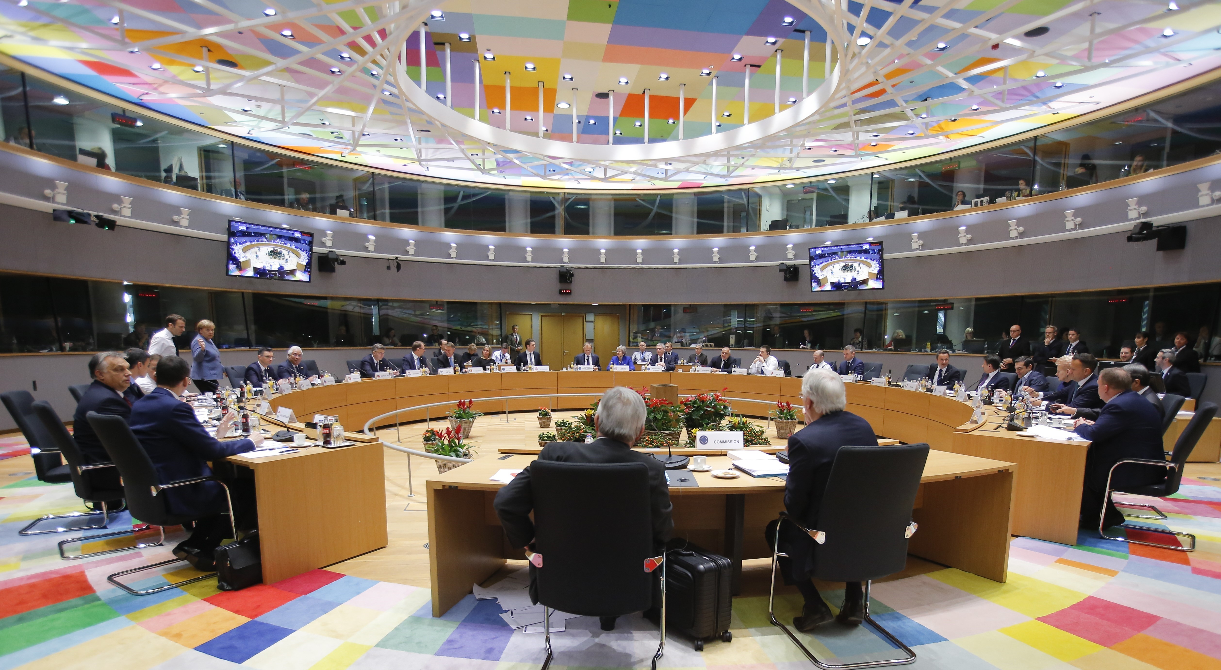 Toàn cảnh hội nghị thượng đỉnh EU tại Brussels, Bỉ ngày 25/11/2018. (Nguồn: AFP/TTXVN)