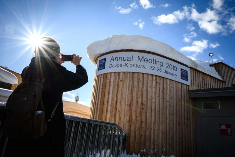 Trung tâm Hội nghị Davos, nơi diễn ra Diễn đàn Davos 2019. (Nguồn: AFP)