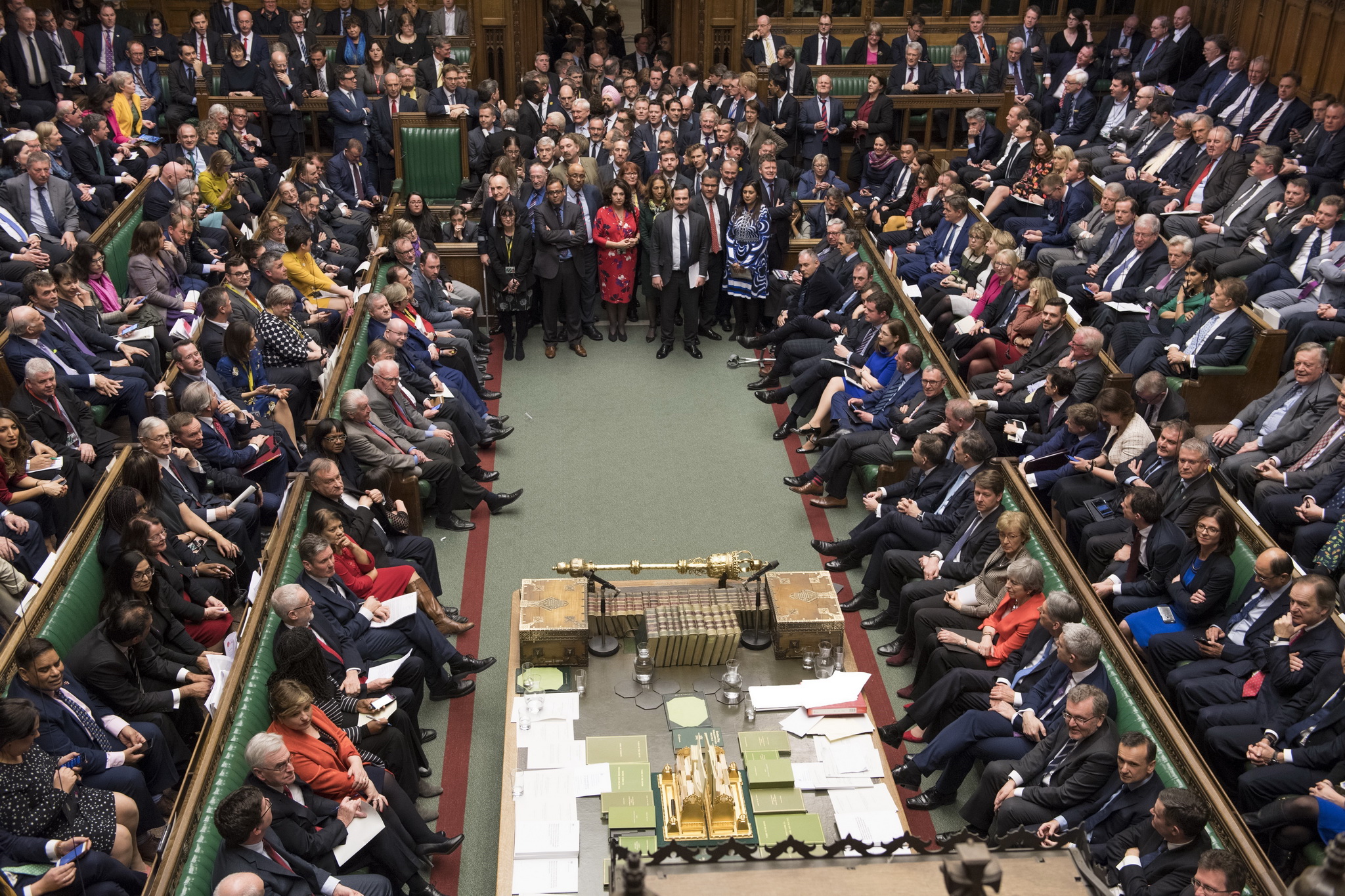 Toàn cảnh phiên bỏ phiếu về dự thảo thỏa thuận Brexit tại Hạ viện ở London ngày 12/3/2019. (Ảnh: THX/TTXVN)