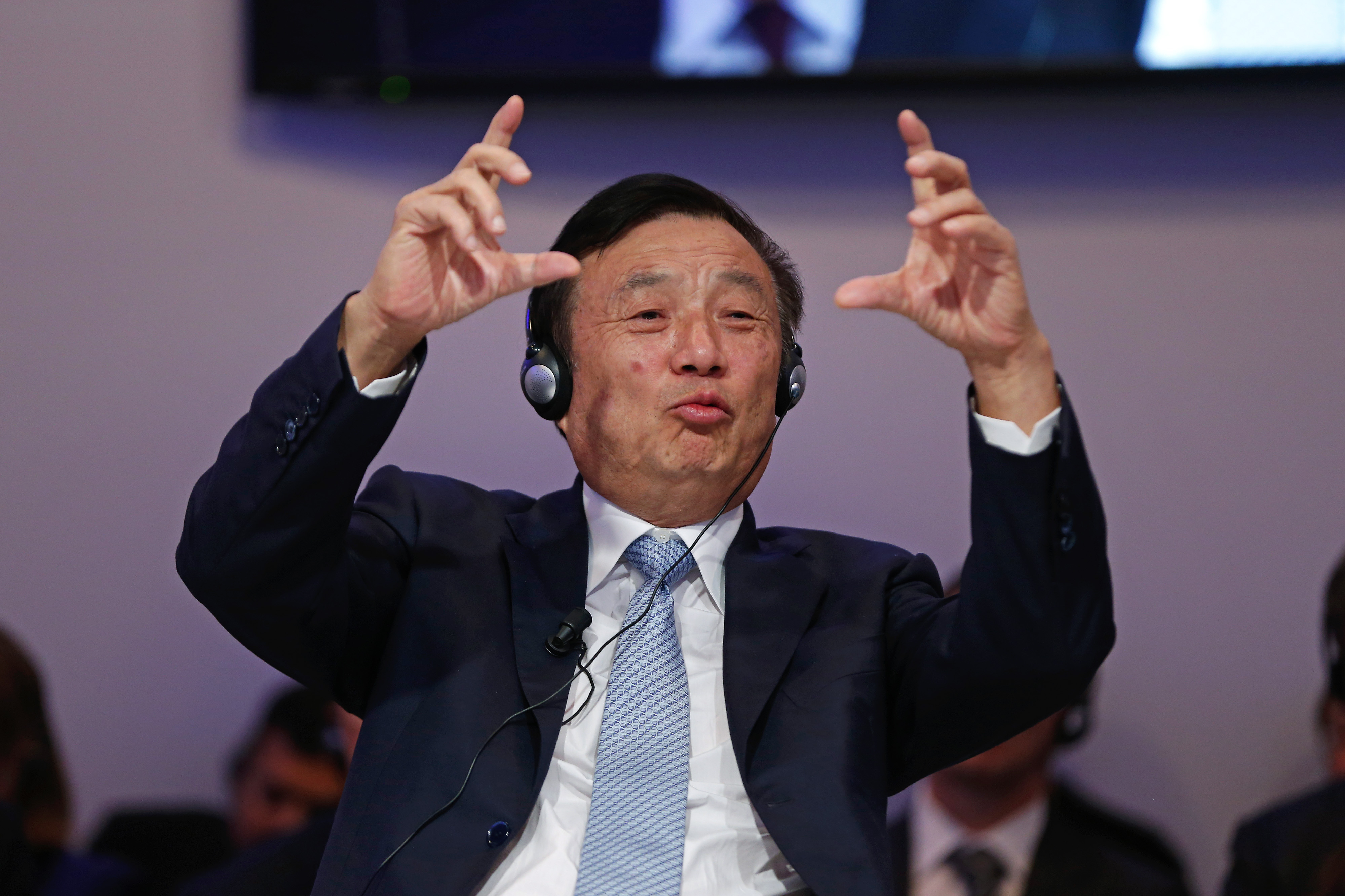 Người sáng lập Huawei Nhậm Chính Phi. (Nguồn: Getty Images).