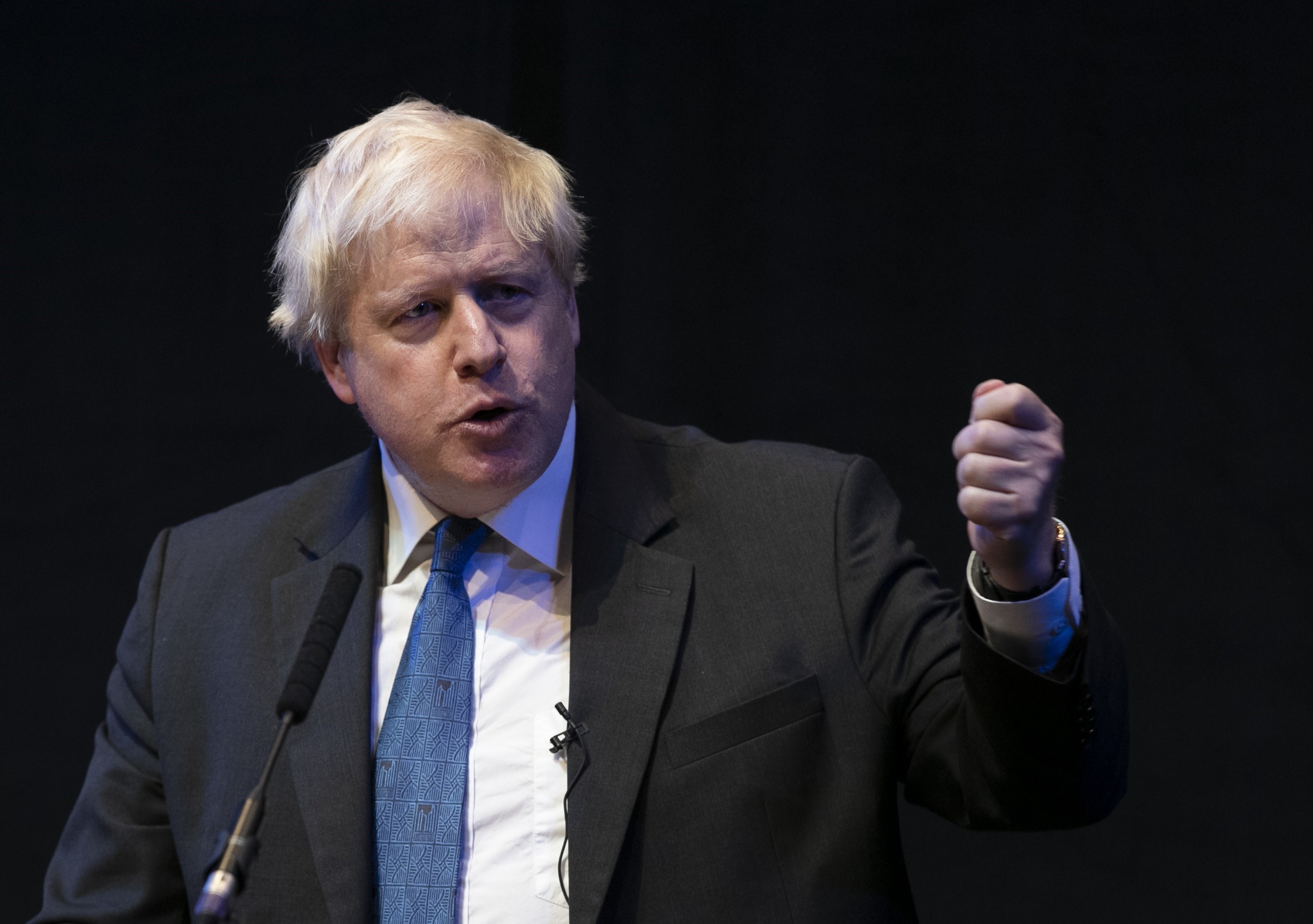 Cựu Ngoại trưởng Anh Boris Johnson tại hội nghị của đảng Bảo thủ ở Birmingham, ngày 2/10/2018. (Nguồn: AFP/TTXVN)