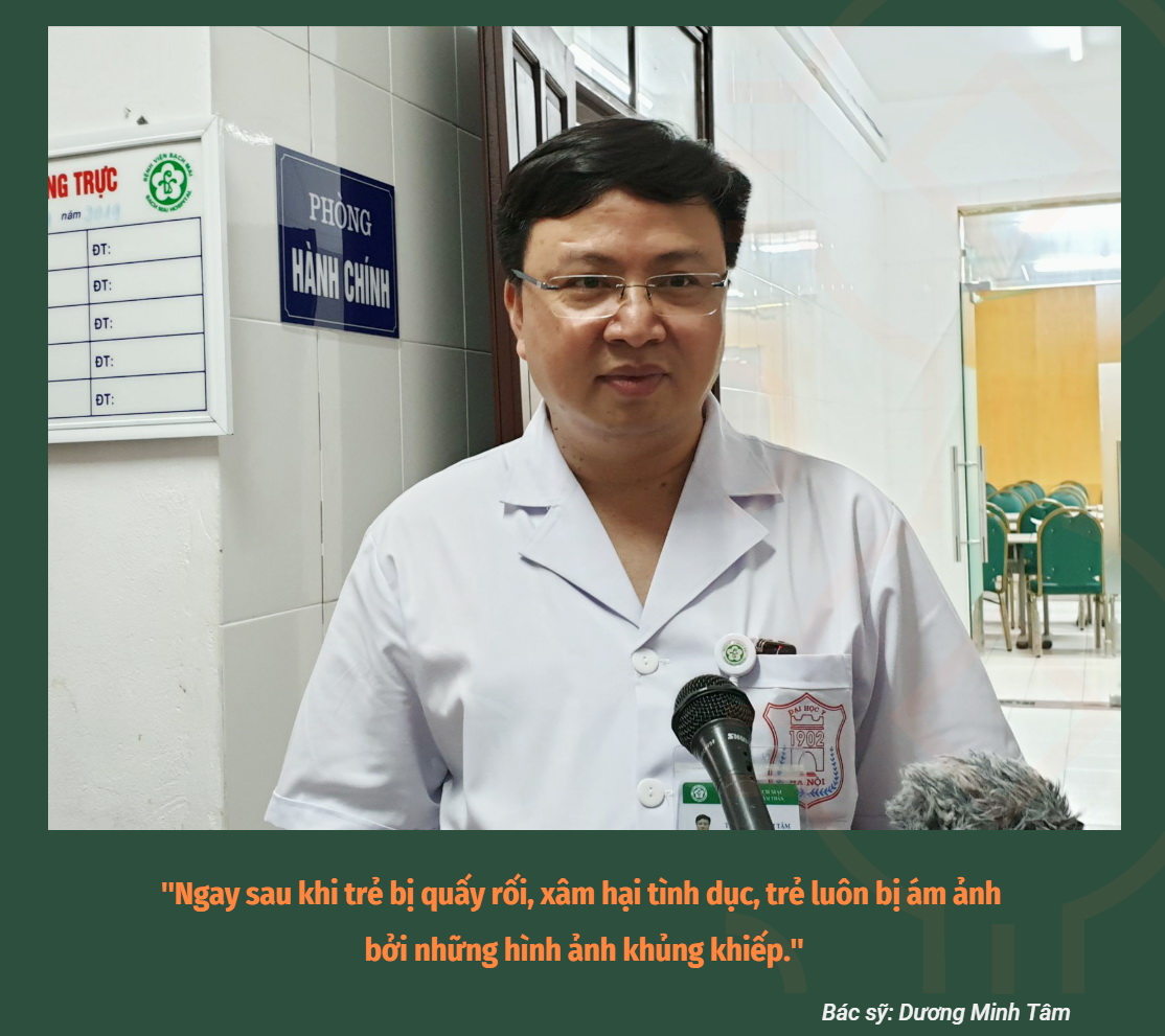 Tiến sỹ Dương Minh Tâm – Viện Sức khỏe tâm thần, Bệnh viện Bạch Mai (Ảnh: PV/Vietnam+)